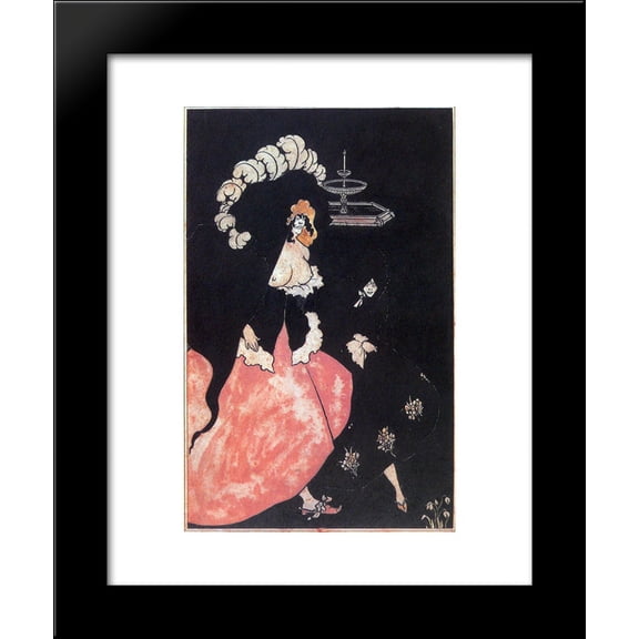 Messalina returning homel 20x24 Framed Art Print by Beardsley, Aubrey