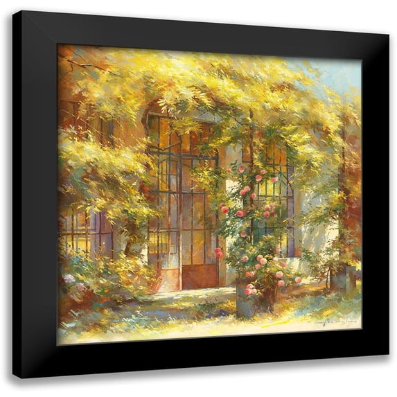 Messely, Johan 12x12 Black Modern Framed Museum Art Print Titled - L orangerie