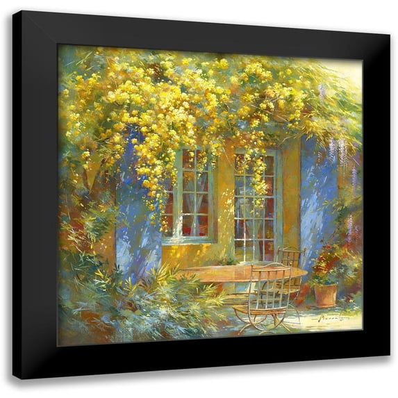 Messely, Johan 15x15 Black Modern Framed Museum Art Print Titled - Palette printaniere