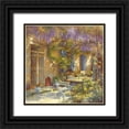 thumbnail image 1 of Messely, Johan 15x15 Black Ornate Wood Framed with Double Matting Museum Art Print Titled - A la table de Michele, 1 of 4