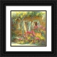 thumbnail image 1 of Messely, Johan 15x15 Black Ornate Wood Framed with Double Matting Museum Art Print Titled - Bouquet de Valerianes, 1 of 4