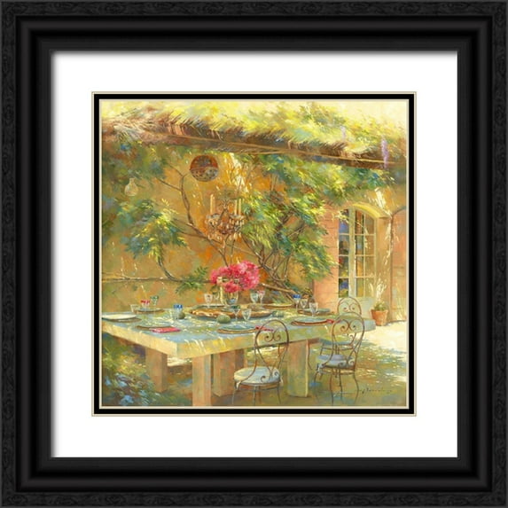 Messely, Johan 15x15 Black Ornate Wood Framed with Double Matting Museum Art Print Titled - Le goût du Sud