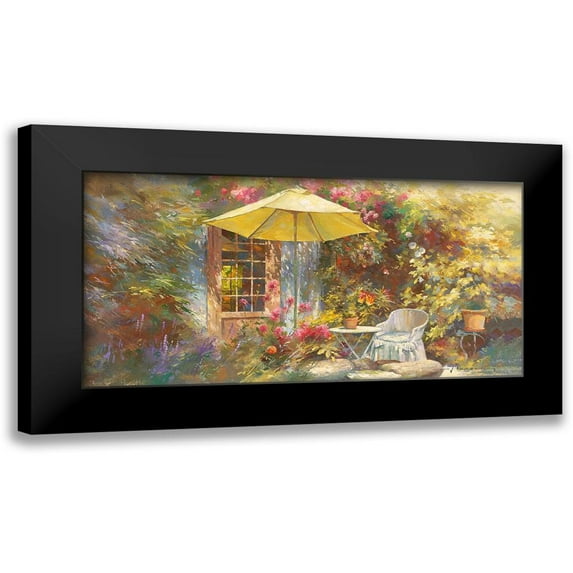 Messely, Johan 18x11 Black Modern Framed Museum Art Print Titled - La terrasse de Marie