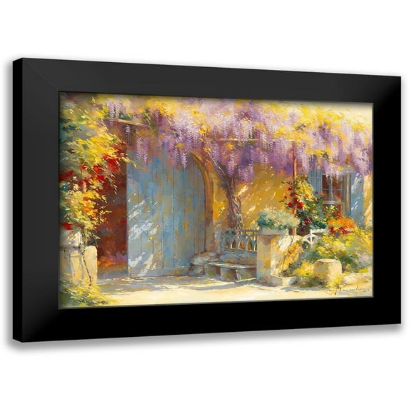 Messely, Johan 24x18 Black Modern Framed Museum Art Print Titled - Un nouveau printemps