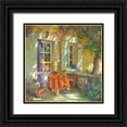 thumbnail image 1 of Messely, Johan 26x26 Black Ornate Wood Framed with Double Matting Museum Art Print Titled - Bouquet de tournesols, 1 of 4