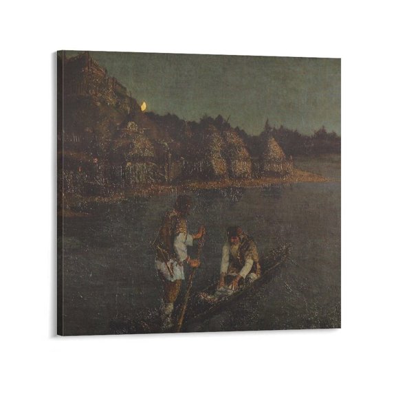 Messenger 1897 Nicholas Roerich Prints Poster Home Decor Poster Wall Art Hanging Picture Print Bedroom Decorative Painting Posters Room Aesthetic 16x16inch(40x40cm)