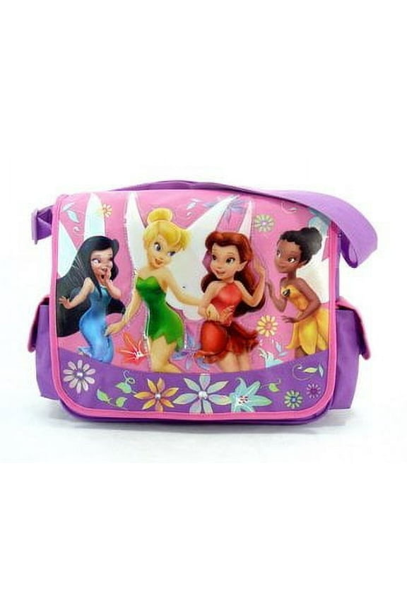 Messenger Bag - Disney - Tinkerbell - Flower Show New School Book Bag 606497
