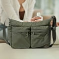 thumbnail image 1 of Messenger Bag | Large Capacity Shoulder Satchel | Multi-Pocket Computer Bag | Water-Resistant & Wear-Resistant Nylon | Adjustable Strap | Fits Laptop & Tablet | Travel, Sports, Everyday Use | Zipper, 1 of 8