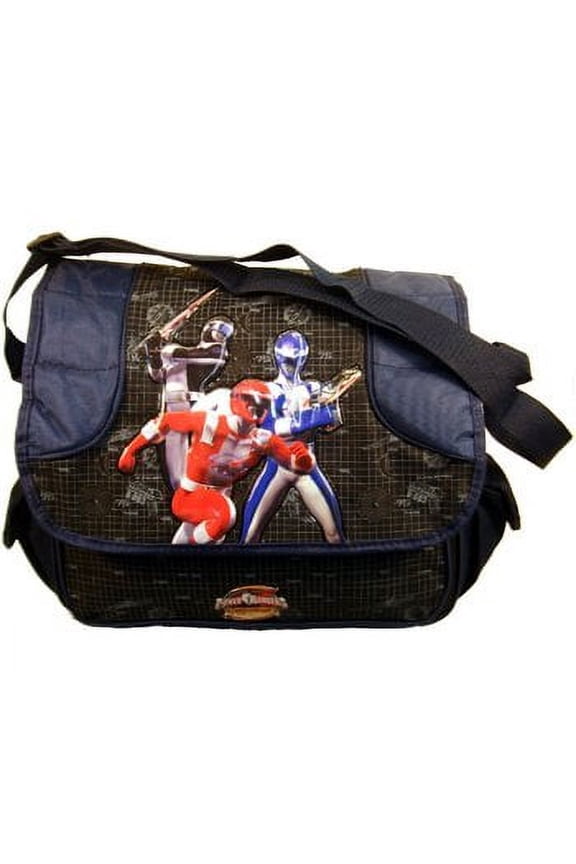 Messenger Bag - Power Ranger - Blue Trim New 225124