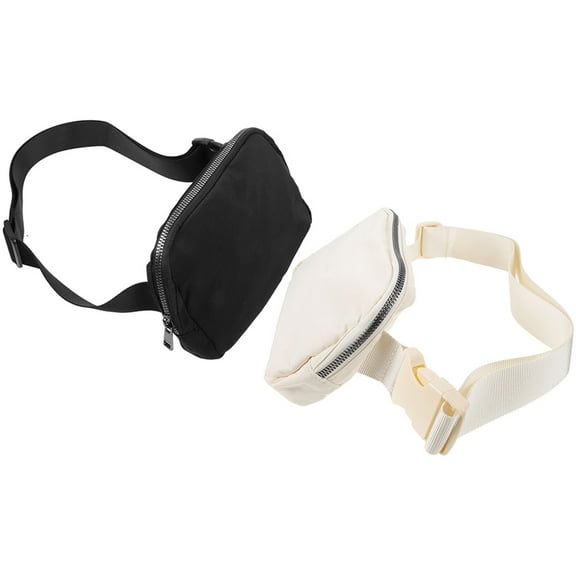 MEIBUTYUP 2Pcs Portable Waist Bag with Smooth Zipper for Organizing Essentials during Fishing and Sports