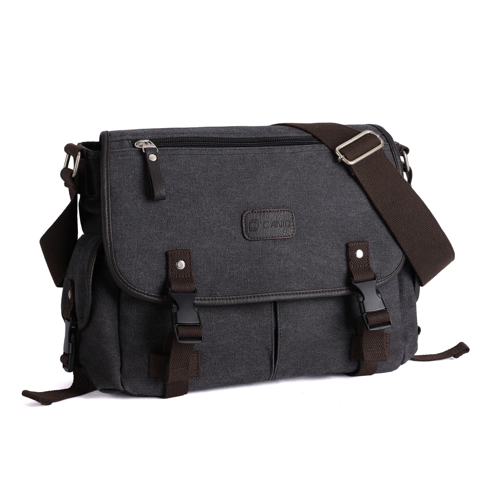 Messenger Bag for Men, Water Resistant Canvas Laptop ,Satchel Shoulder ...