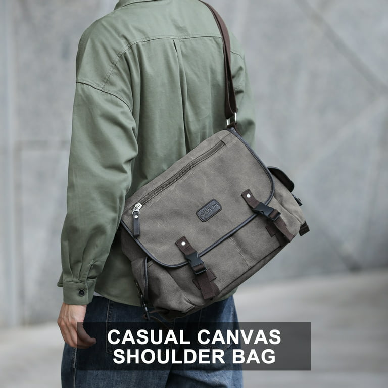 Mens Shoulder Bag - Vintage Messenger Bag
