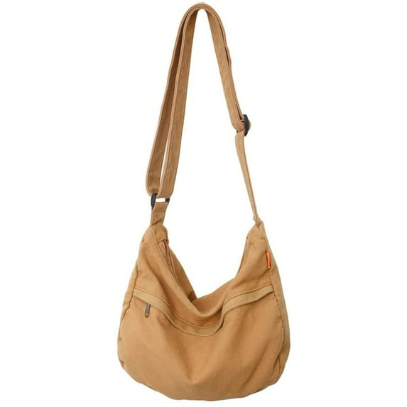 Messenger Bag for Men Women Large Capacity Crossbody Bag Canvas Tote Bag Shoulder Bag Satchel Hobo for School Work