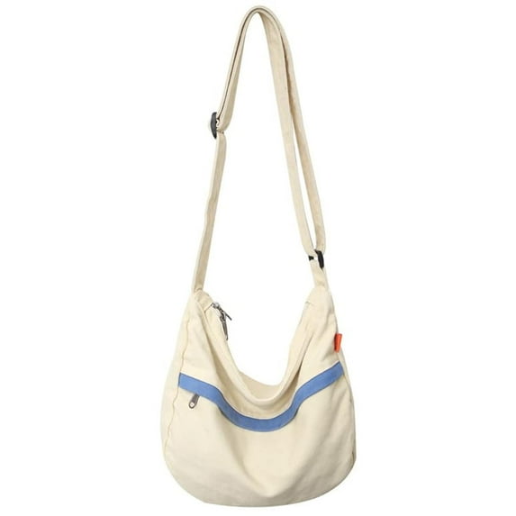 Messenger Bag for Men Women Large Capacity Crossbody Bag Canvas Tote Bag Shoulder Bag Satchel Hobo for School Work