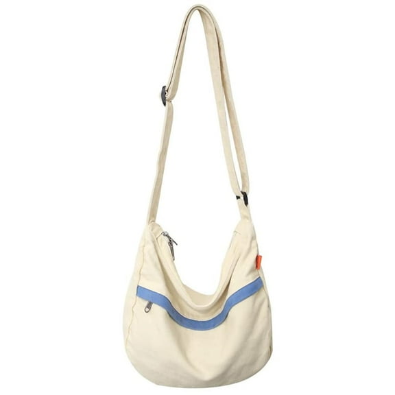 Messenger Bag for Men Women Large Capacity Crossbody Bag Canvas Tote Bag Shoulder Bag Satchel Hobo for School Work