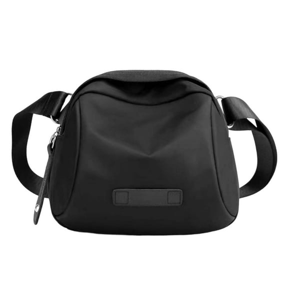 Messenger Bags Crossbody for Shaped Shoulder Stylish Cloth Tote Spacious Lightweight Casual Black One Size