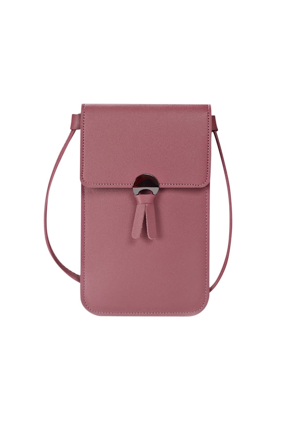 Messenger Bags Dgs Women Touchscreen Phone Bags,Mini Leather Mobile Phone Crossbody Bags Shoulder Handbag Wallet with Credit Card Slots