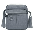 thumbnail image 1 of Messenger Crossbody Bags for Women Men Nylon 3 Compartment Zipper Waterproof Casual Shoulder Purse Handbags, 1 of 4