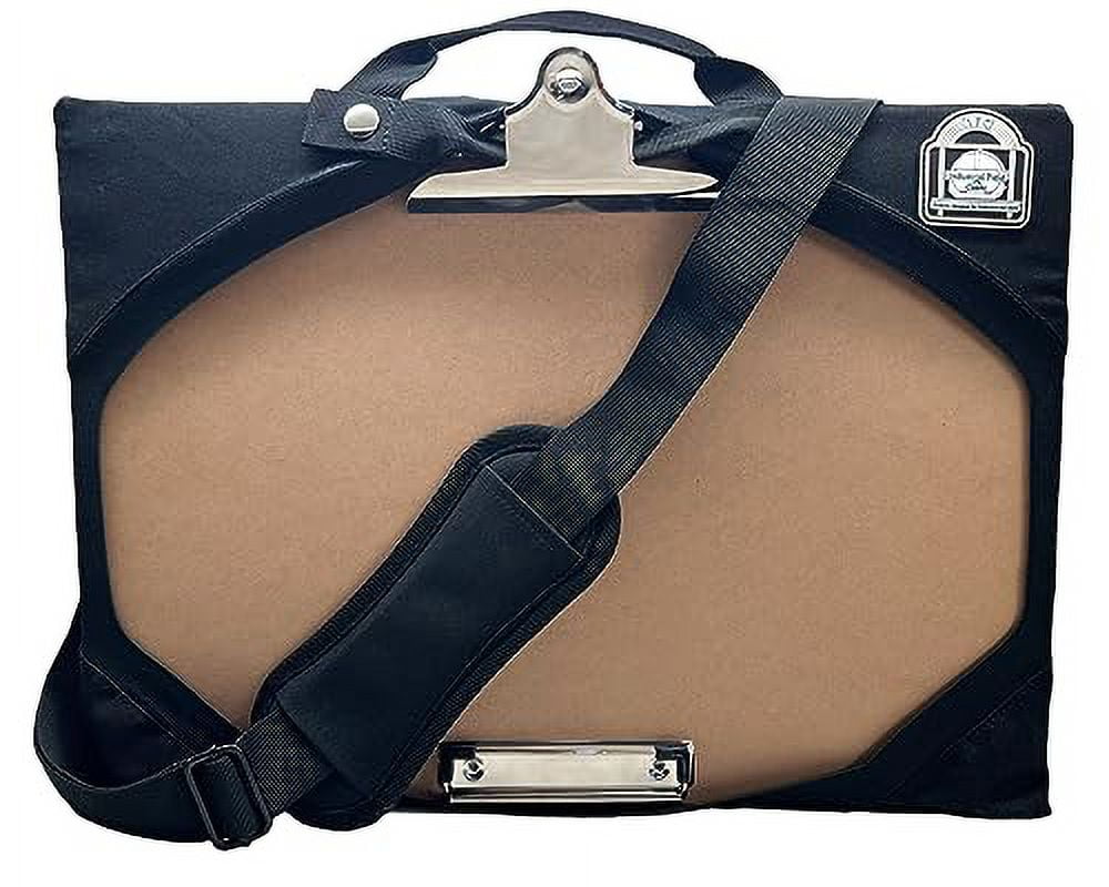 Messenger Field Bag with Integrated 11x17 Clipboard, Large Clipboard