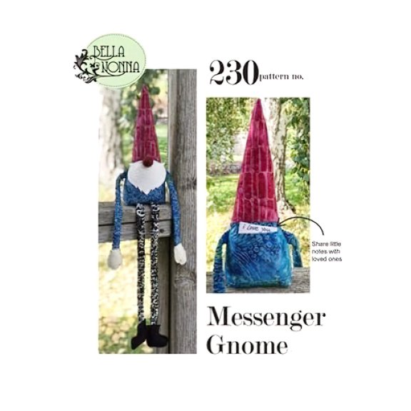 Messenger Gnome Pattern by Bella Nonna