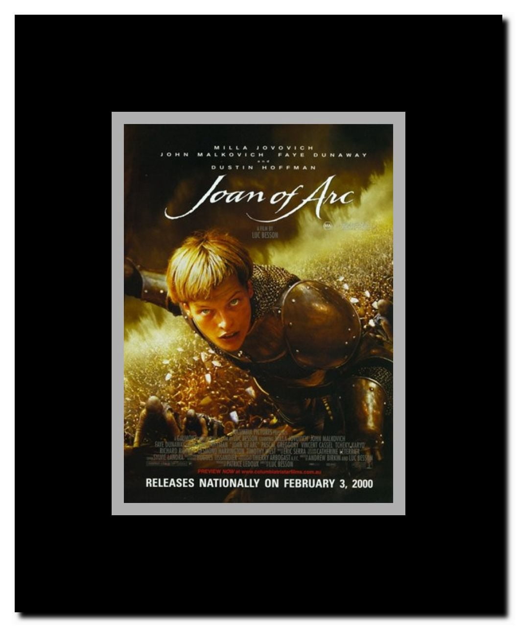 Messenger: The Story of Joan of Arc Framed Movie Poster
