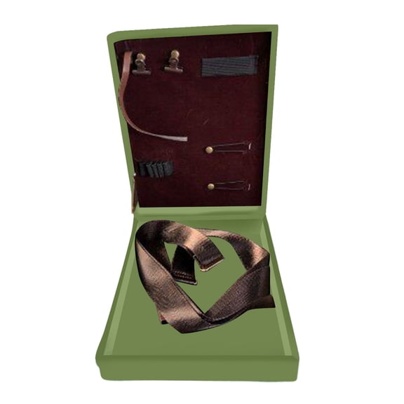 Messenger Wooden Box with Hinged Lid & Front Clasp (9.8"x7.5"x2.4") | Multifunctional Retro Handmade Artist Tool Storage | Postman Sketch Art Easel Box for Painting Supplies | Gift Box