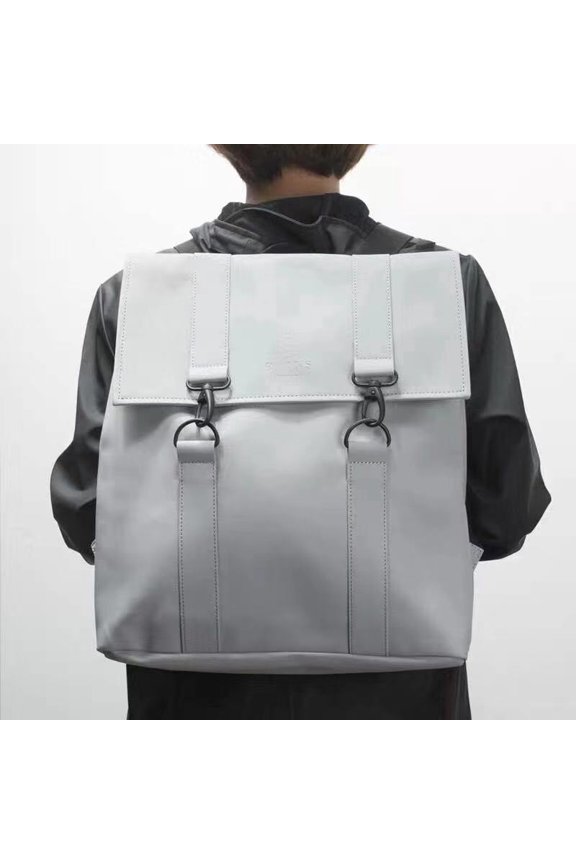 Messenger backpack daily commuter bag,Grey