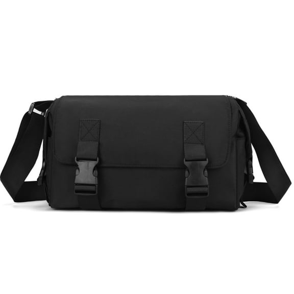 QUARRYUS Adult Durable Nylon Shoulder Bag, Black, 1-Piece