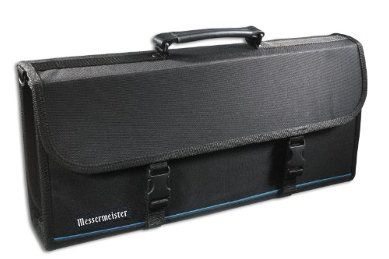 Messermeister Chef's Knife Case, 17-Pocket, Black