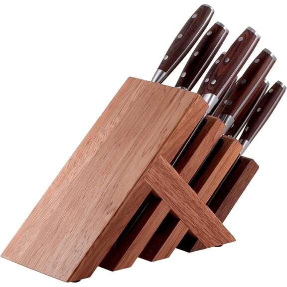 Messermeister Avanta 10-Piece Pakkawood Knife Block Set