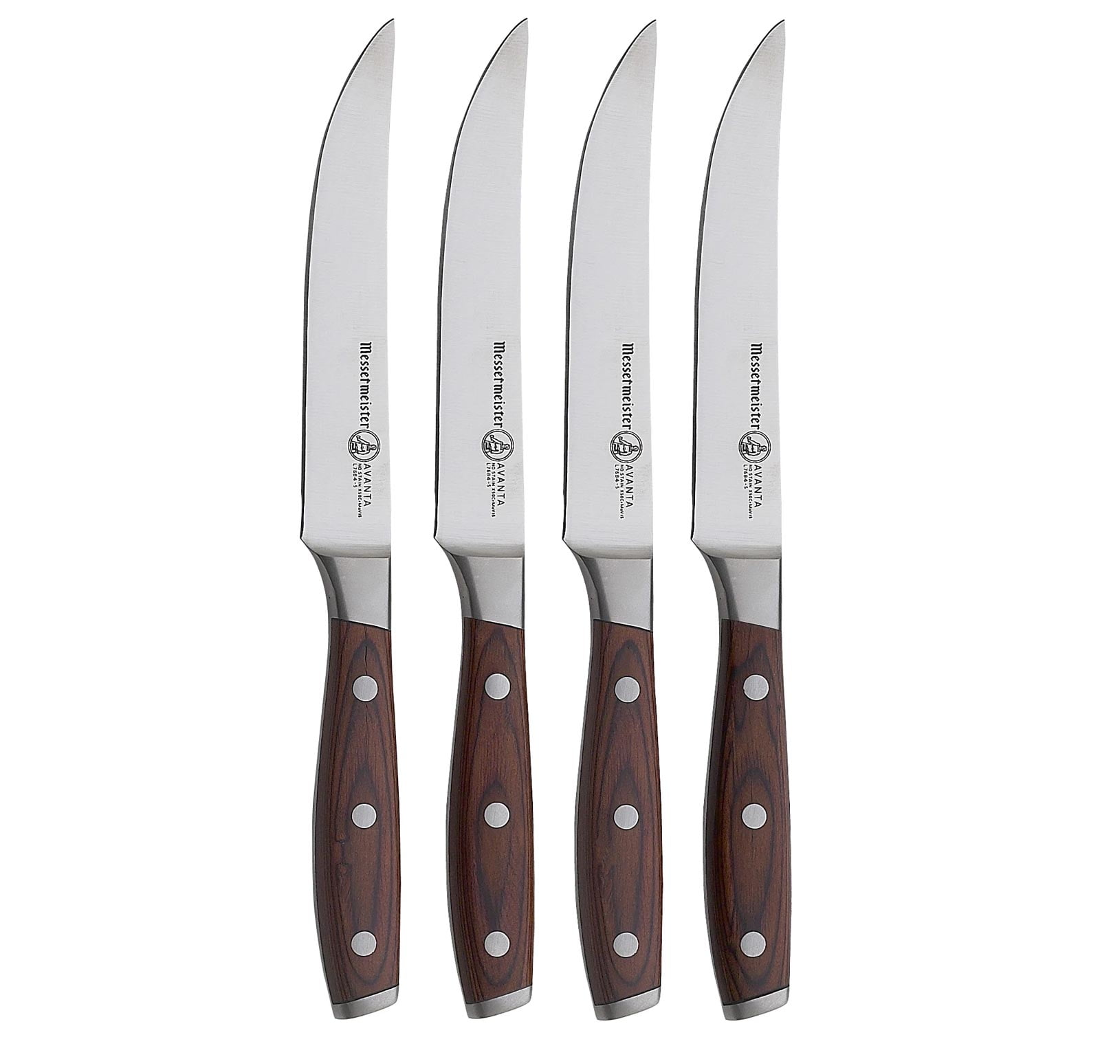 Messermeister Avanta 4 pc. Steak Knife Pakkawood Set