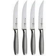 thumbnail image 1 of Messermeister Avanta Stainless Steel Fine Edge Steak Knife Set, 4 Piece, Silver, 1 of 2