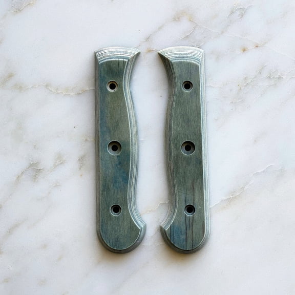 Messermeister Custom Mod Repurposed Wood Handle Set, Small, Indigo