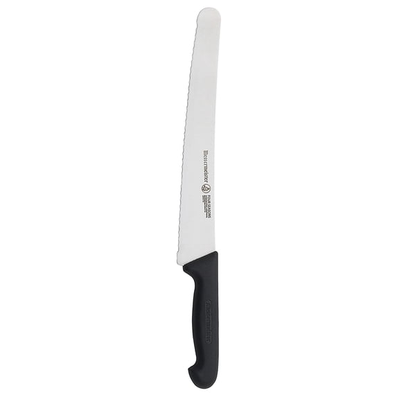 Messermeister Four Seasons Handcrafted Scalloped Baker's Bread Knife, 10 Inch