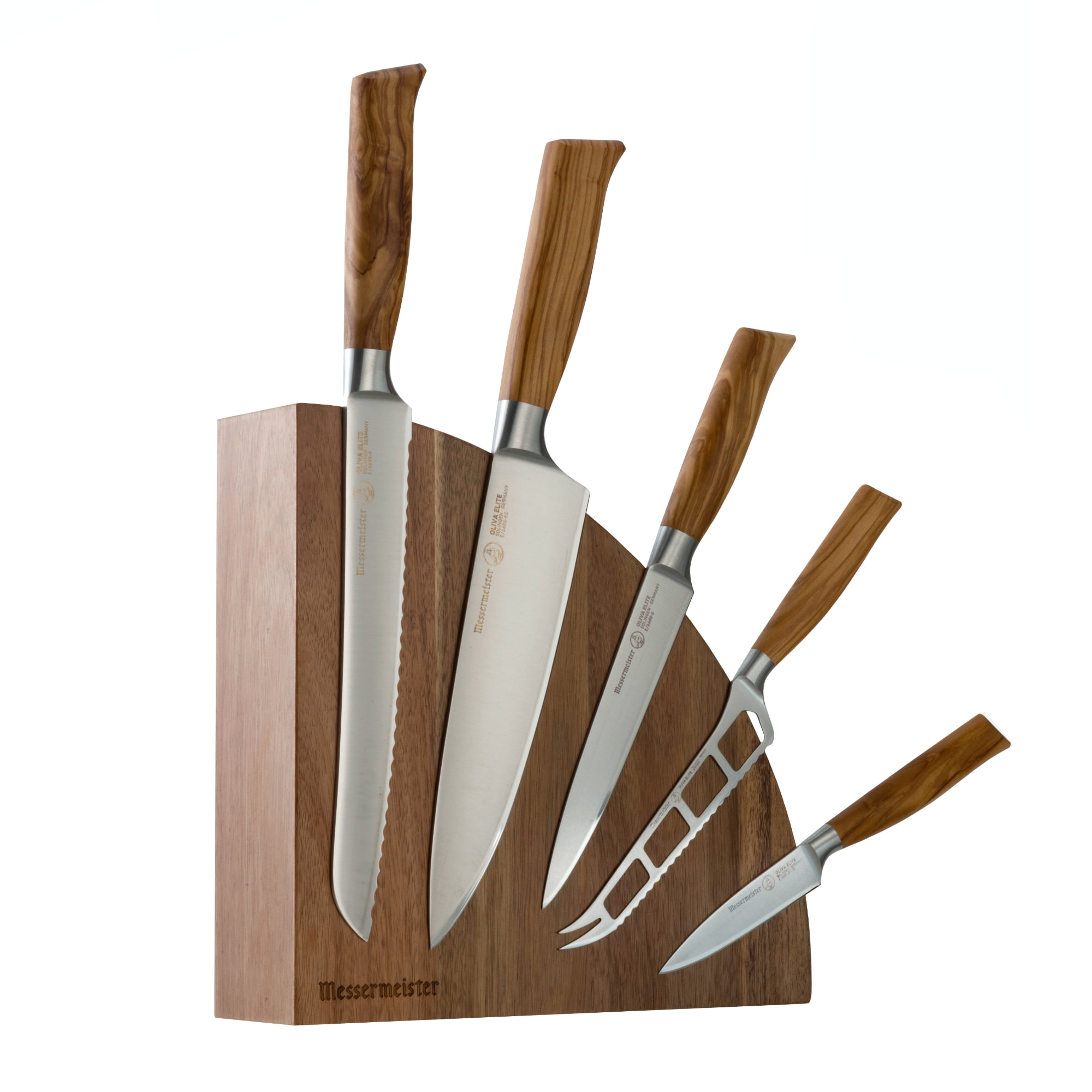 Messermeister Oliva Elite 6 Piece Magnet Block Set