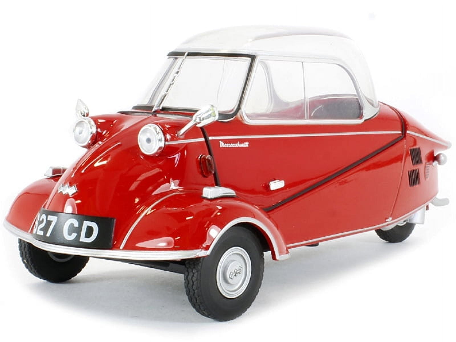 Messerschmitt KR200 Bubble Car Sardinian Red 1/18 Diecast Model