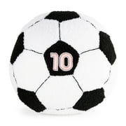 Messi 12" Soccer Ball Pillow Buddy, Polyester, Black & White, Messi