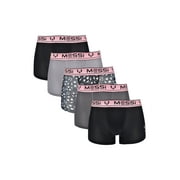 Messi Boys Athletic Boxer Brief Underwear, 5-Pack, Sizes S-L