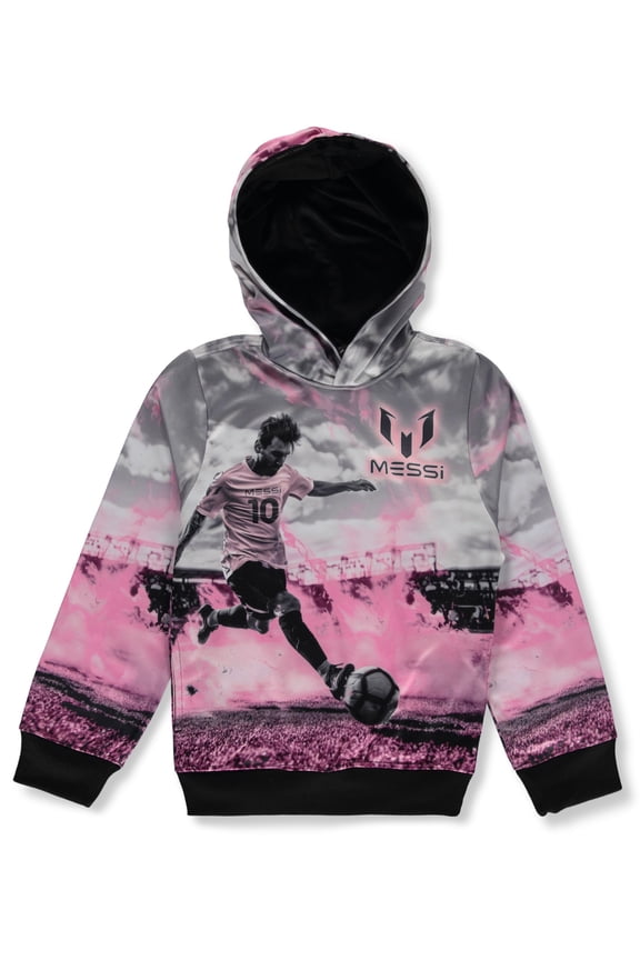 Boys' Goal Soccer Hoodie Color: pink Size: 8