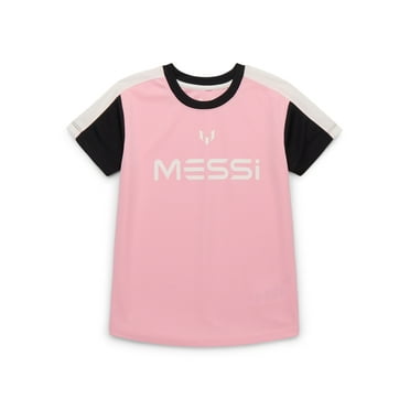 Messi Boys Short Sleeve Lifestyle Jersey T-Shirt, Sizes 4-16