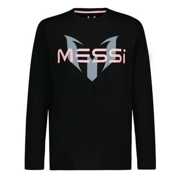 Messi Boys Logo Long Sleeve T-Shirt, Sizes 4-16