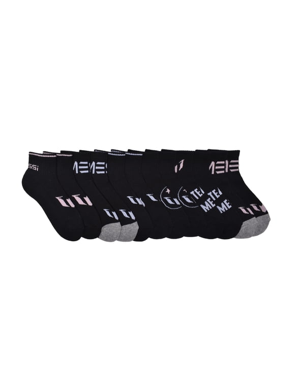 Boys Quarter Socks, 6-Pack, Size S-L