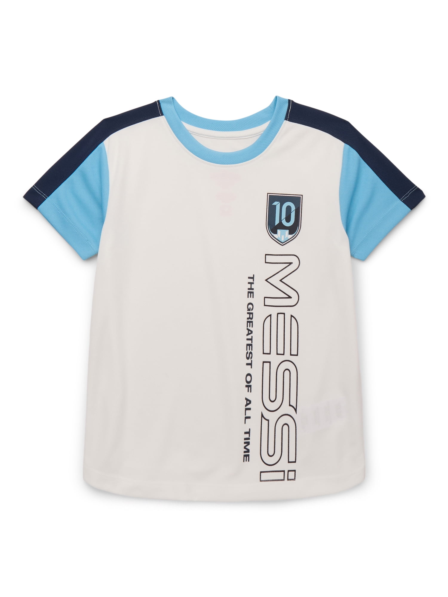 Messi Boys Short Sleeve Lifestyle Jersey T-Shirt, Sizes 4-16