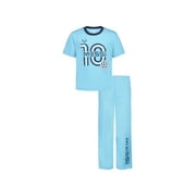 Messi Boys Short Sleeve and Pant Pajama Set, Sizes XS- L