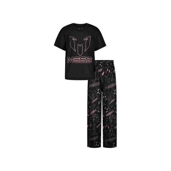 Messi Boys Short Sleeve and Pant Pajama Set, Sizes XS- L