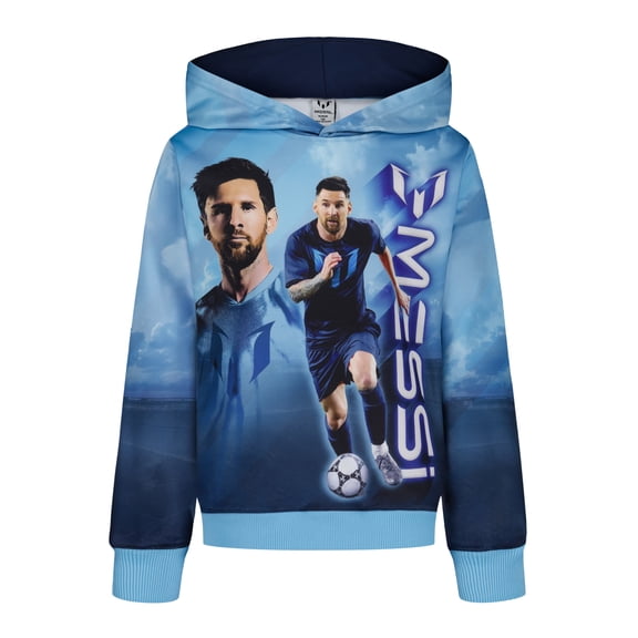 Messi Boys Sublimated Hoodie, Sizes 4-16