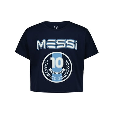 Messi Girl's Athletic Short Sleeve Graphic T-Shirt, Sizes 4-16