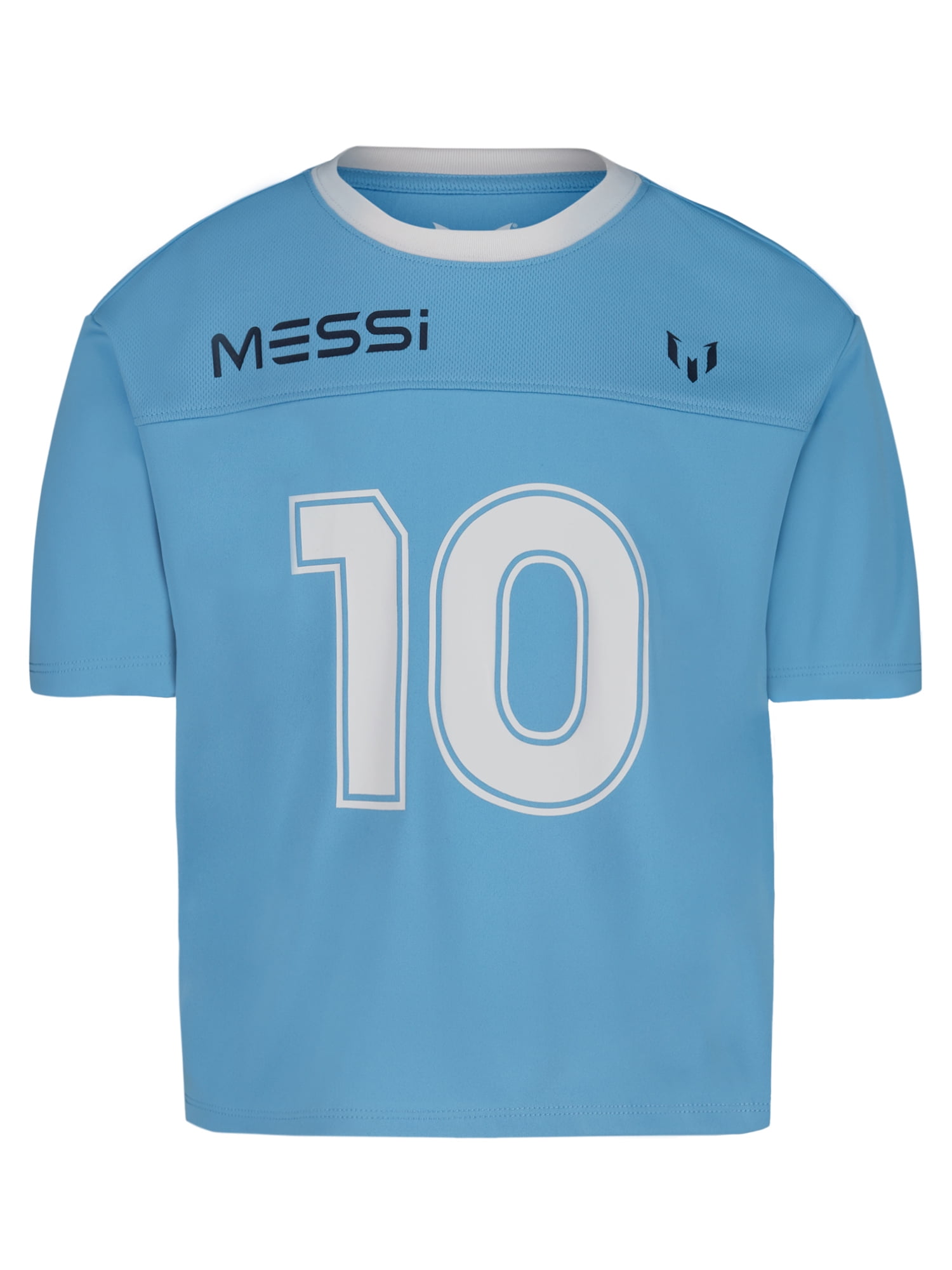 Messi Girl’s Athletic Short Sleeve Lifestyle Jersey, Sizes 4-16