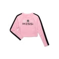 thumbnail image 1 of Messi Girls Athletic Jersey Tee with Long Sleeves, Sizes 4-16, 1 of 3