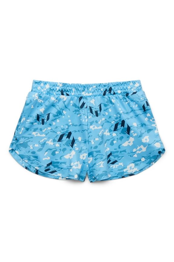 Girls Athletic Logo Camo Shorts, Sizes 4-18
